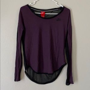Nike long sleeve workout top